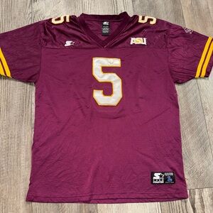 Vintage Starter ASU Arizona State University Sun Devils no 5 jersey Large